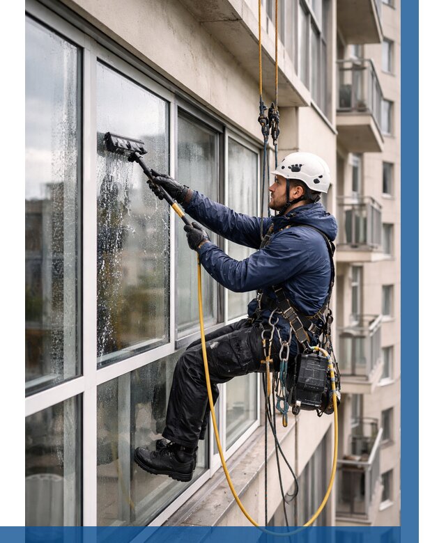 Мойка балконного остекления в Ханты-Мансийске от 3573 р. | ВЫСОТНИК-Хнт