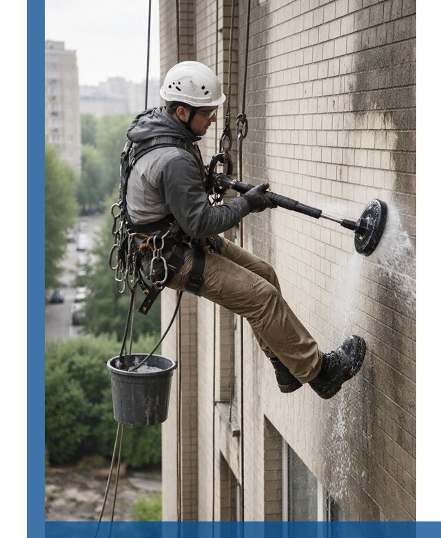 Очистка фасада от копоти в Ханты-Мансийске профессионально и безопасно