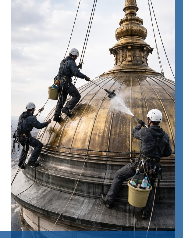 Мойка куполов и шпилей в Ханты-Мансийске от 8167 р. - заказать | ВЫСОТНИК-Хнт