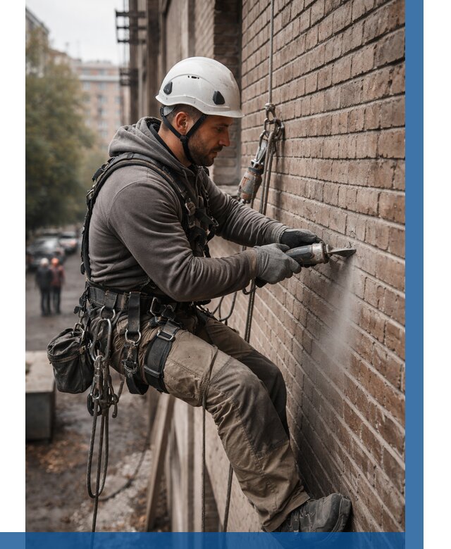 Расшивка кирпичных швов в Ханты-Мансийске от 613 р. | ВЫСОТНИК-Хнт