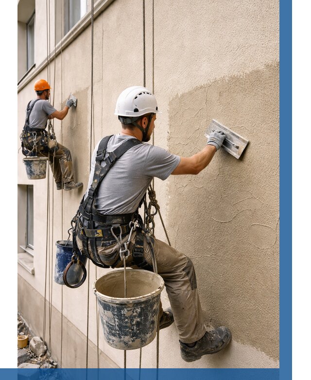 Декоративная штукатурка фасада в Ханты-Мансийске от 1225 р. | ВЫСОТНИК-Хнт