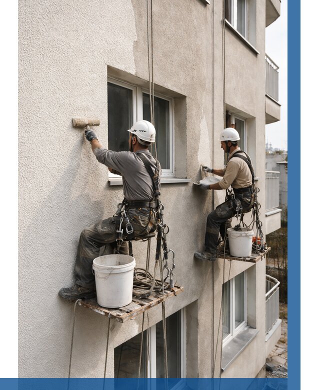 Нанесение короеда на фасад в Ханты-Мансийске от 459 р. | ВЫСОТНИК-Хнт