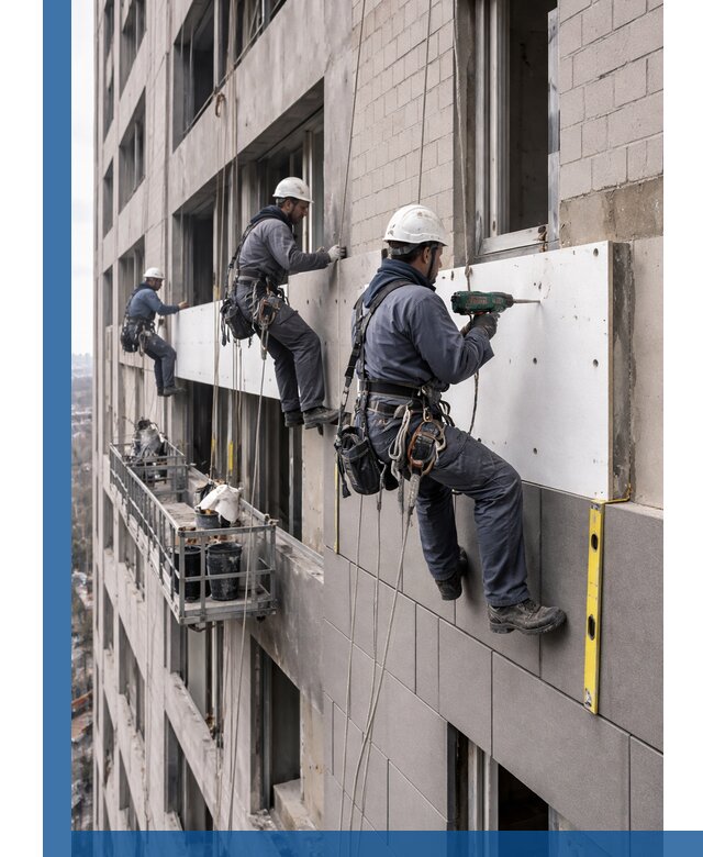 Монтаж фасадных термопанелей высокого качества в Ханты-Мансийске