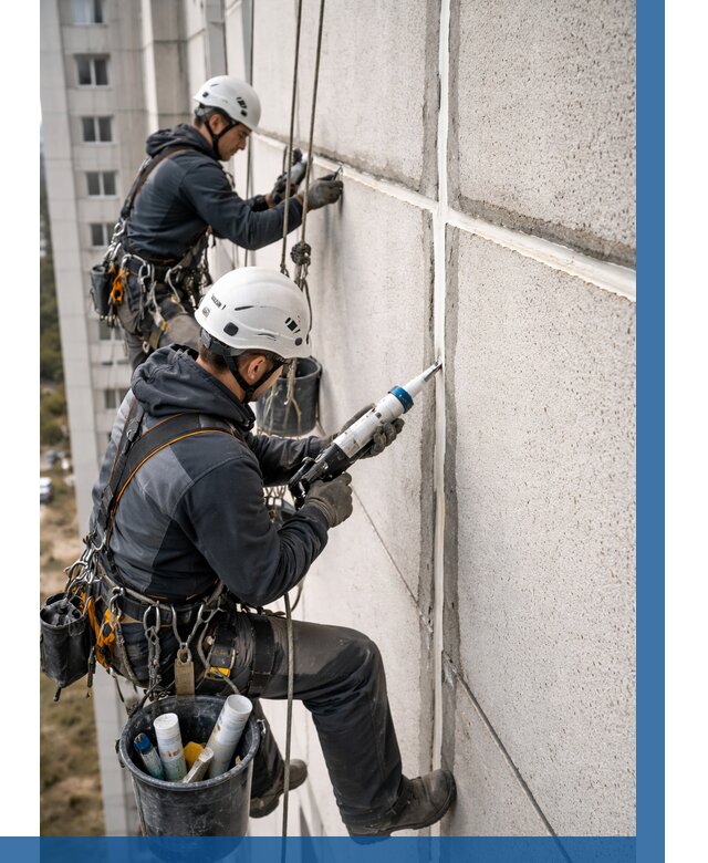 Герметизация межпанельных швов в Ханты-Мансийске от 715 р. | ВЫСОТНИК-Хнт