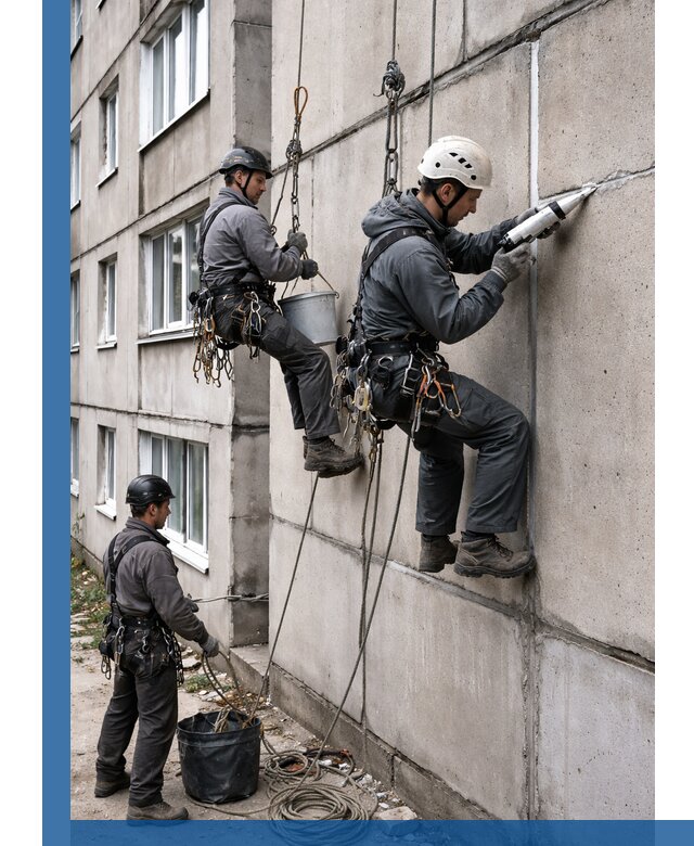 Герметизация межпанельных швов в Ханты-Мансийске с гарантией герметичности