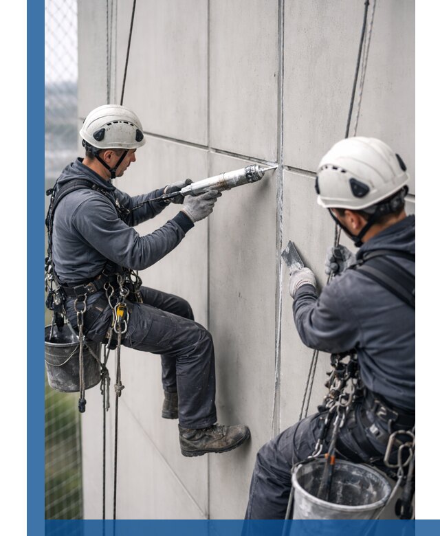 Первичная герметизация швов фасадов и кровель в Ханты-Мансийске