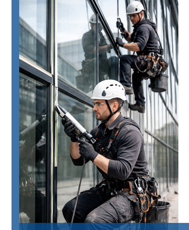 Герметизация витражных швов в Ханты-Мансийске для зданий и фасадов