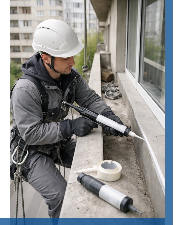 Герметизация швов лоджии в Ханты-Мансийске от 4594 р. | ВЫСОТНИК-Хнт