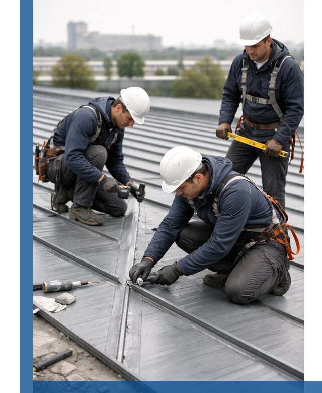 Ремонт фальцевой кровли в Ханты-Мансийске срочно и качественно