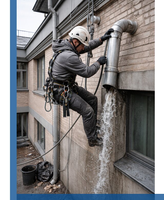 Профессиональная прочистка водосточных труб в Ханты-Мансийске с гарантией