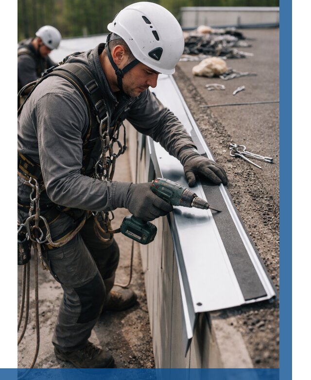 Монтаж капельника на кровле в Ханты-Мансийске от 306 р. | ВЫСОТНИК-Хнт