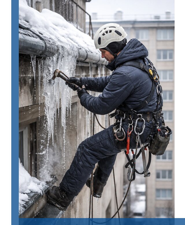 Удаление наледи и чистка водостоков в Ханты-Мансийске оперативно и безопасно