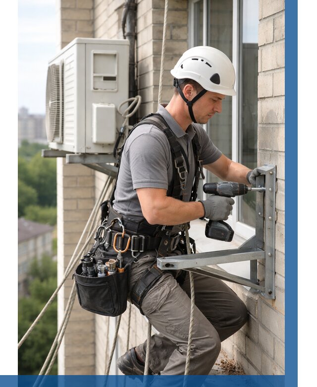 Установка кронштейнов кондиционера в Ханты-Мансийске от 3573 р. | ВЫСОТНИК-Хнт