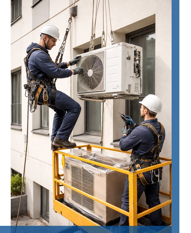 Демонтаж внешнего блока кондиционера в Ханты-Мансийске от 3573 р. | ВЫСОТНИК-Хнт