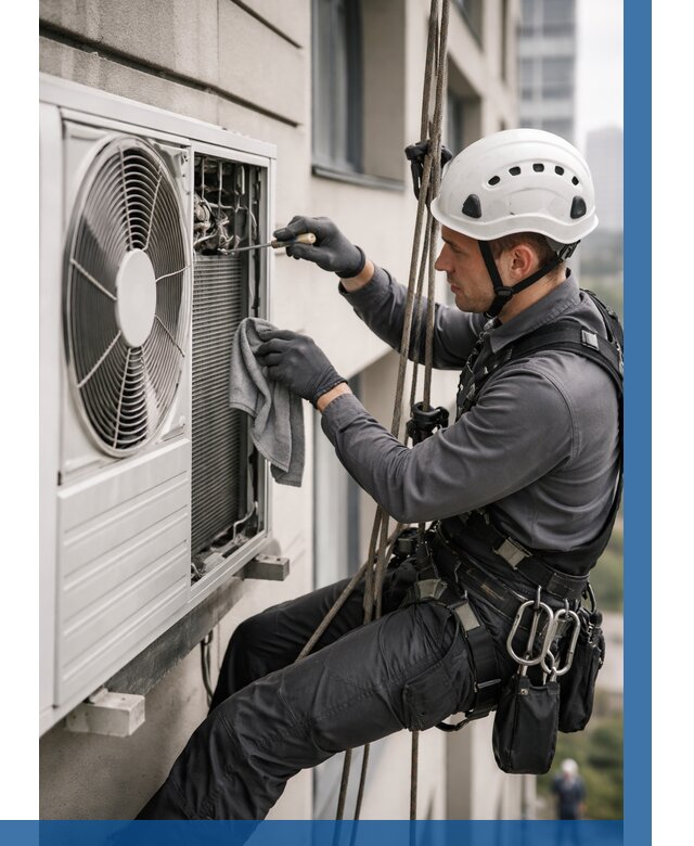 Обслуживание внешнего блока кондиционера в Ханты-Мансийске от 2756 р.ВЫСОТНИК-Хнт