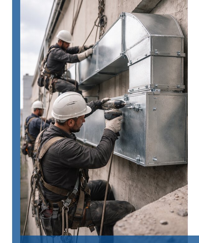 Профессиональный монтаж вентиляционных коробов в Ханты-Мансийске под ключ