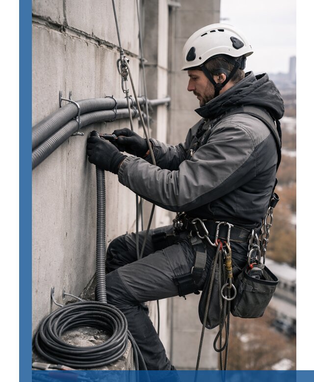 Профессиональный монтаж гофры для кабеля в Ханты-Мансийске с гарантией