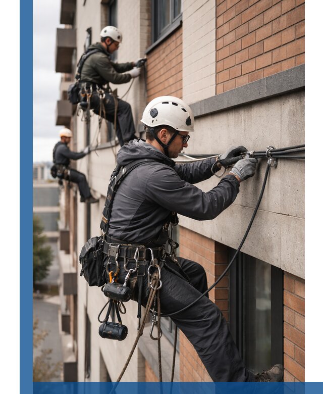 Крепление кабеля на фасаде монтаж и крепеж в Ханты-Мансийске