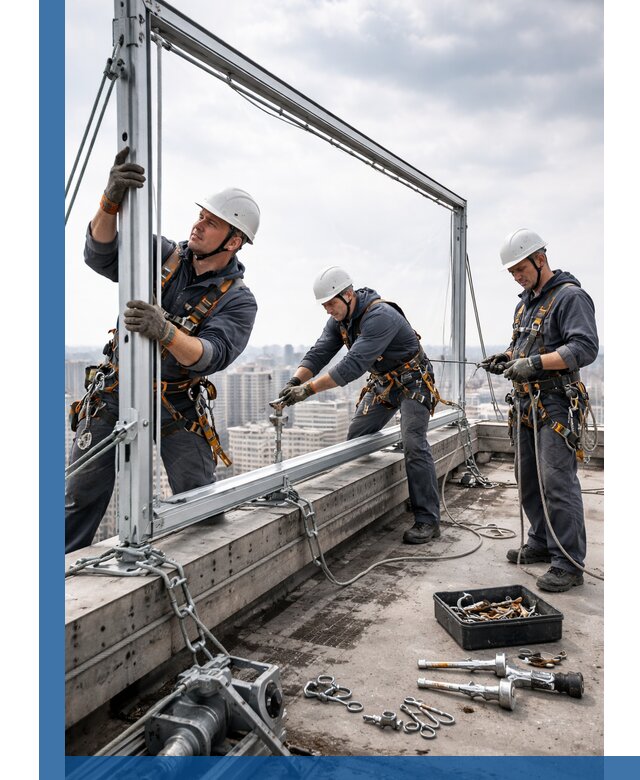 Монтаж крышных рекламных конструкций под ключ в Ханты-Мансийске