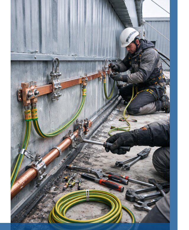 Монтаж заземления здания в Ханты-Мансийске от 25523 р. | ВЫСОТНИК-Хнт