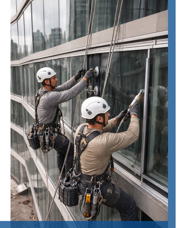 Радиусное остекление фасада в Ханты-Мансийске от 12251 р. | ВЫСОТНИК-Хнт