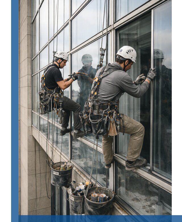 Ремонт витражных конструкций и фасадного остекления в Ханты-Мансийске