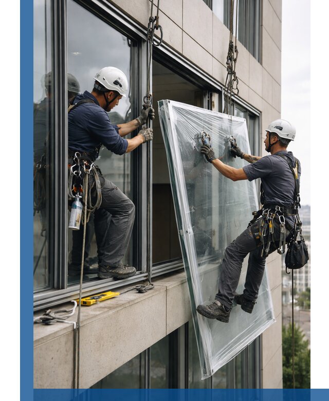 Профессиональная замена стекла в витраже в Ханты-Мансийске с гарантией