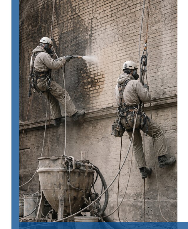 Пескоструйная очистка фасадов в Ханты-Мансийске профессионально