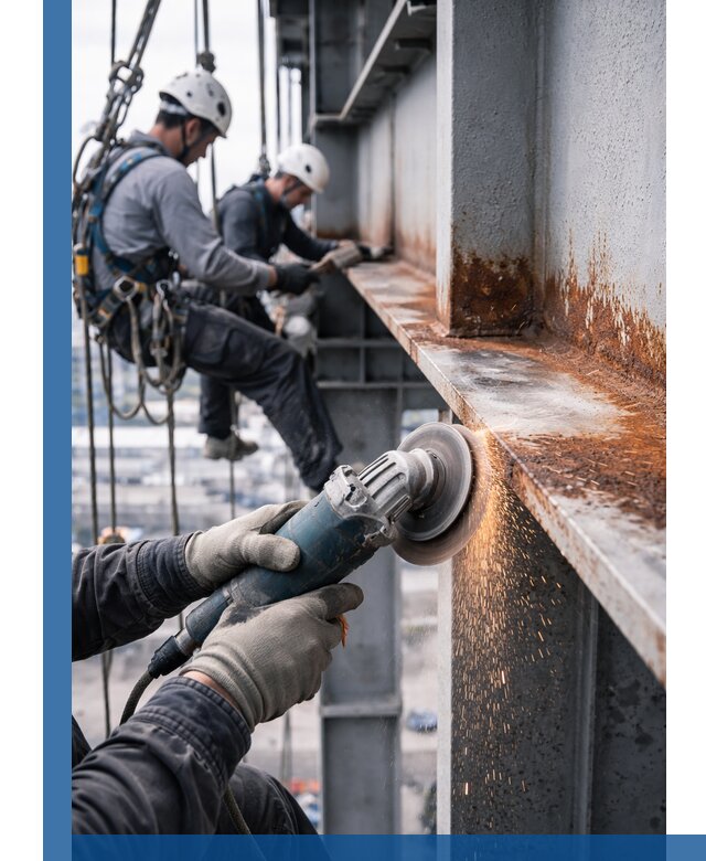 Зачистка металла от ржавчины и подготовка поверхностей в Ханты-Мансийске