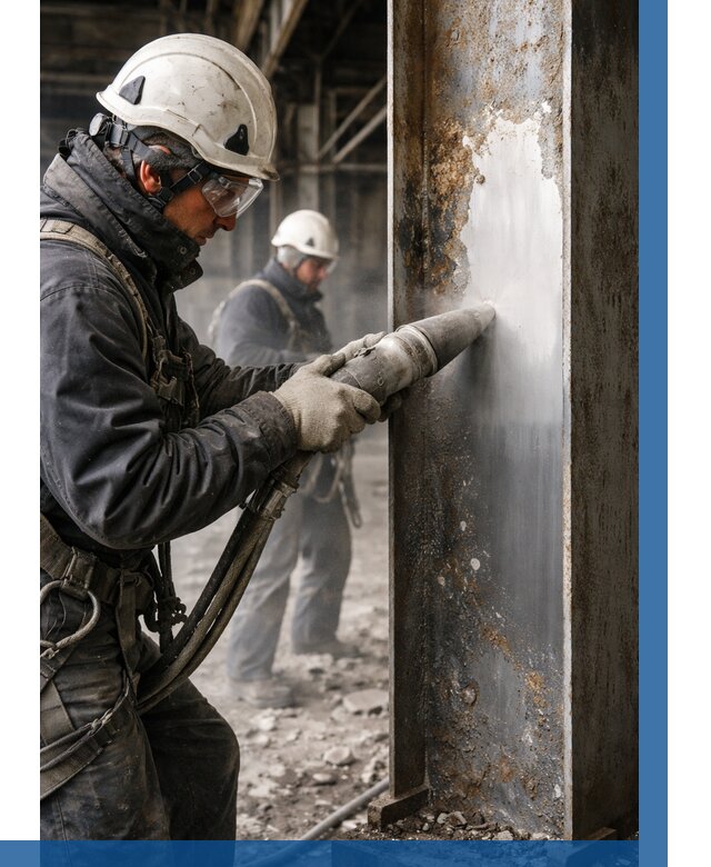 Удаление старой краски с металла в Ханты-Мансийске от 459 р. | ВЫСОТНИК-Хнт