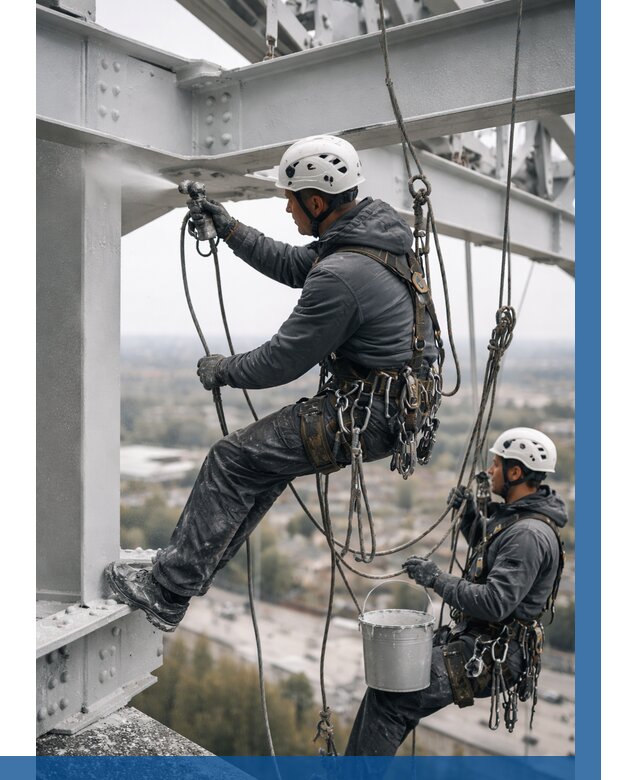 Покраска металлоконструкций на высоте в Ханты-Мансийске 357 р |ВЫСОТНИК-Хнт