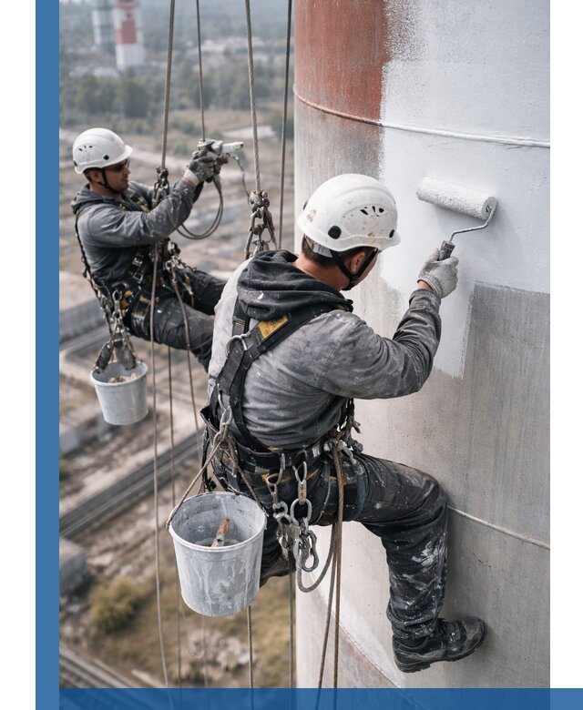 Покраска дымовых труб в Ханты-Мансийске: антикоррозийная защита и восстановление
