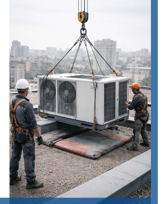 Подъем груза на крышу в Ханты-Мансийске от 5105 р. | ВЫСОТНИК-Хнт заказать