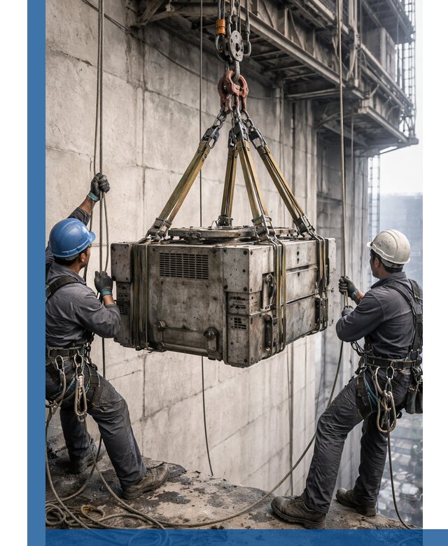 Такелажные работы на высоте, подъем и монтаж грузов в Ханты-Мансийске