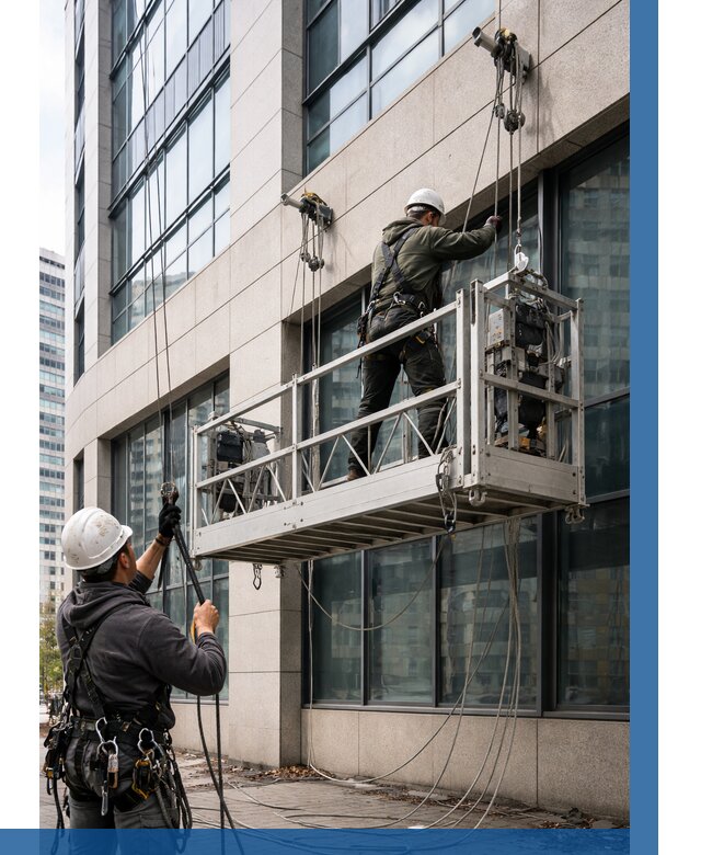 Монтаж и подъем фасадной люльки в Ханты-Мансийске от 12251 р. | ВЫСОТНИК-Хнт
