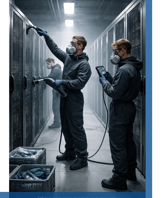 Обеспыливание серверной комнаты в Ханты-Мансийске от 4594 р. | ВЫСОТНИК-Хнт