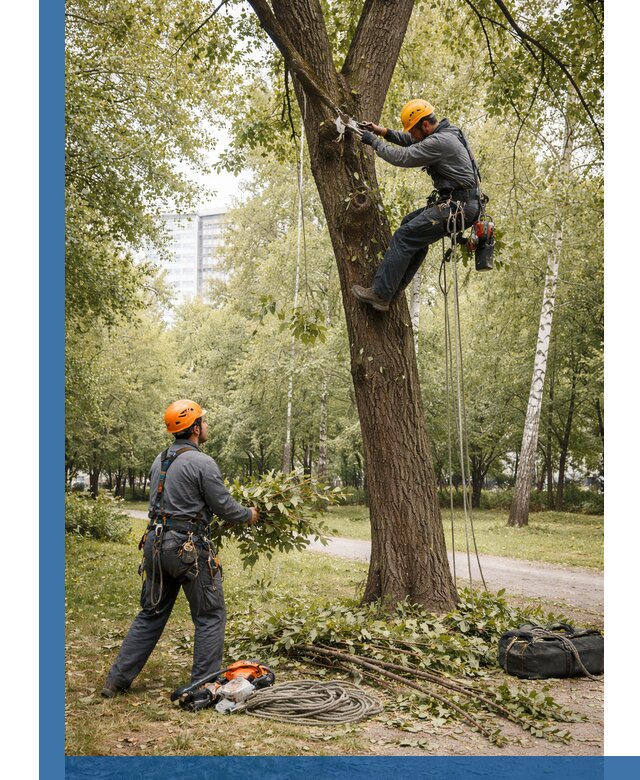 Санитарная обрезка деревьев в Ханты-Мансийске, профессионально и безопасно