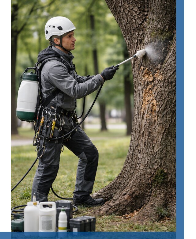 Обработка деревьев от вредителей в Ханты-Мансийске от 4594 р. | ВЫСОТНИК-Хнт