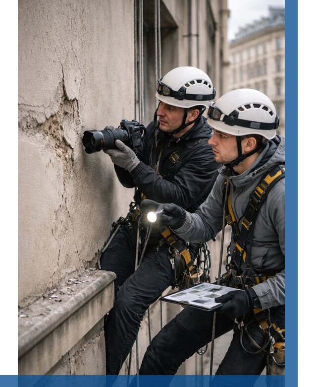 Фотофиксация дефектов фасада в Ханты-Мансийске от 4594 р. | ВЫСОТНИК-Хнт